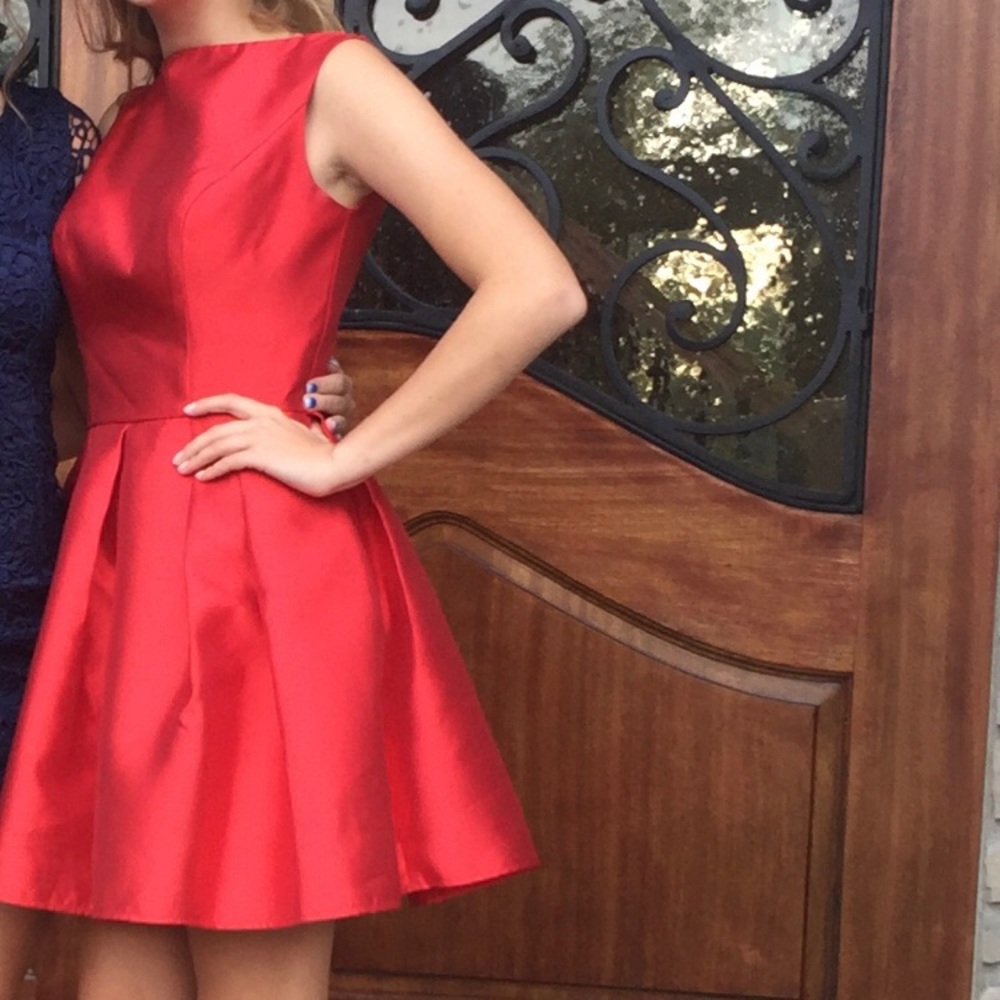 red homecoming dress